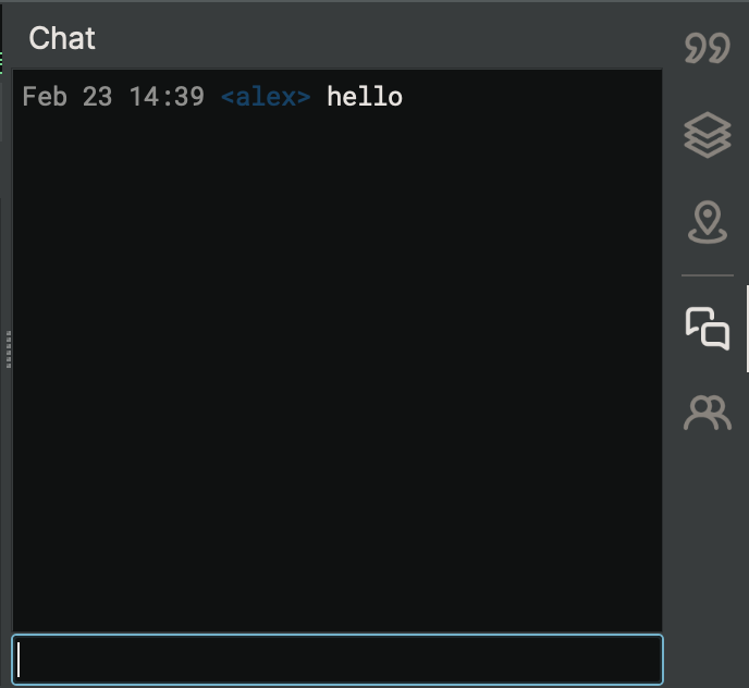 Chat Sidebar Widget