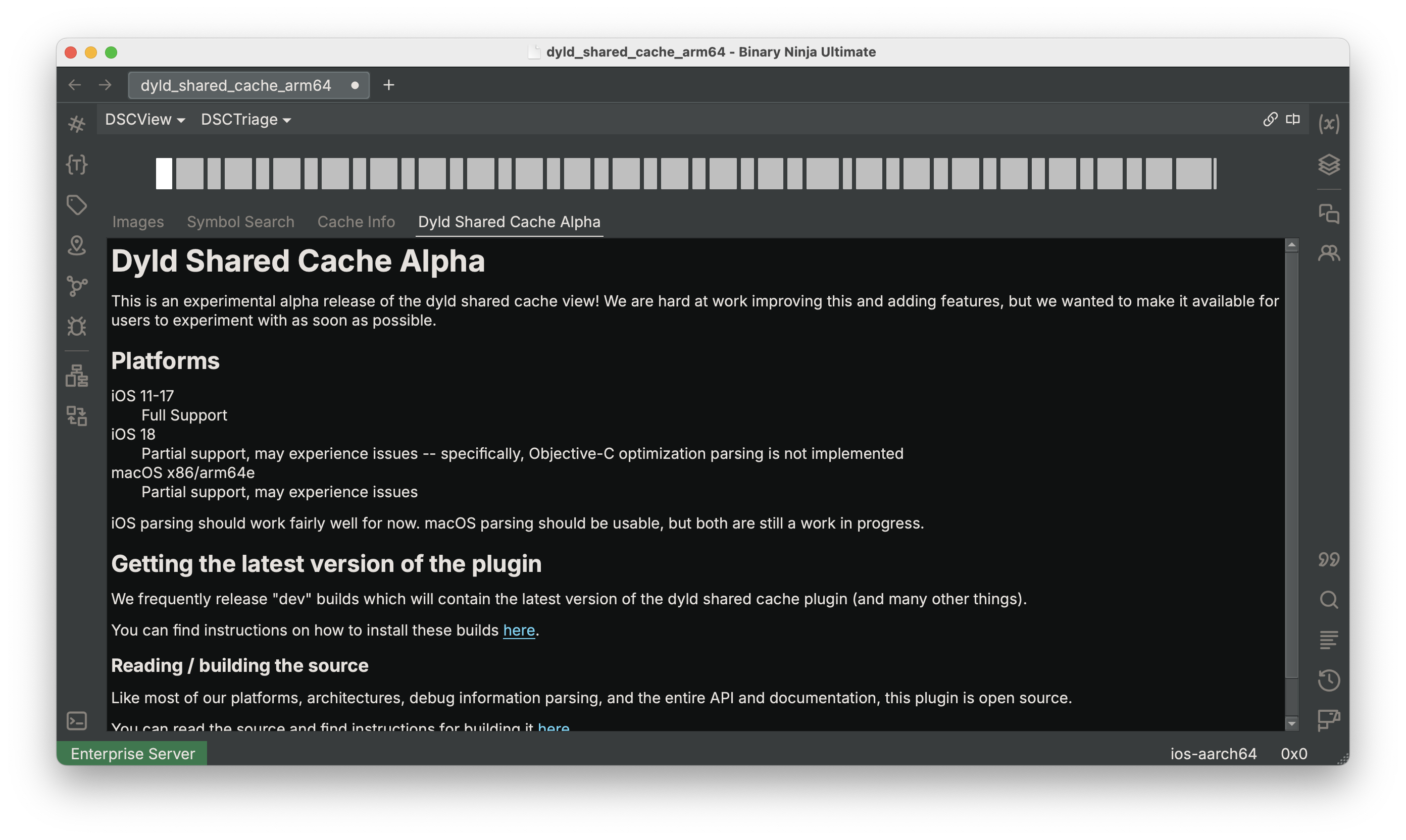 Dyld Shared Cache Alpha