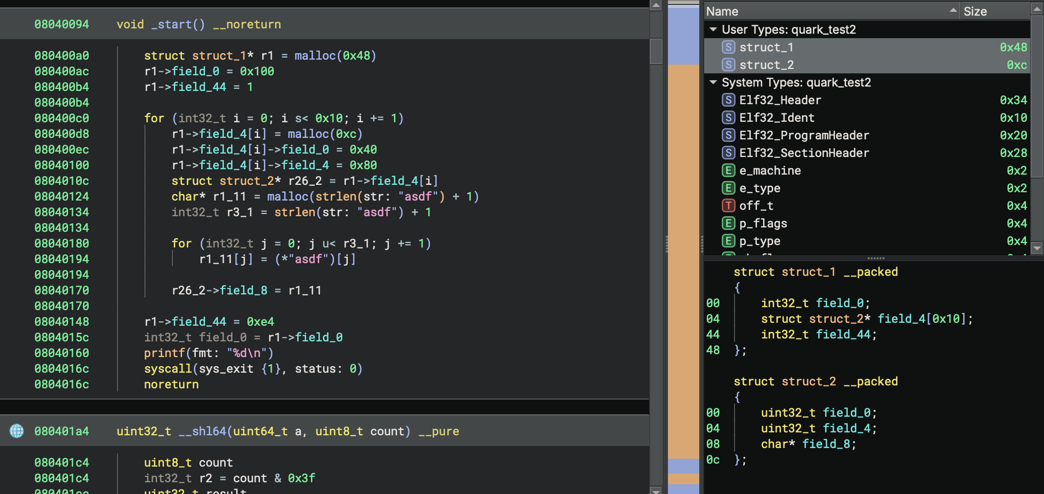 User annotations allow for complex structure access recovery and analysis