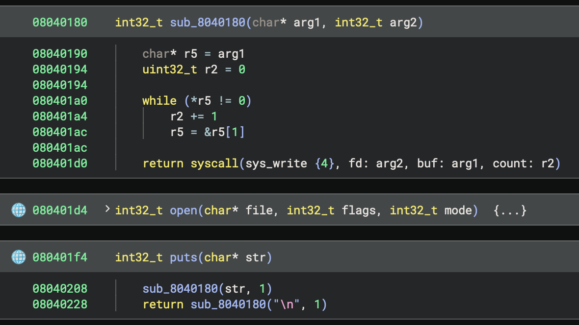 puts gets matched now